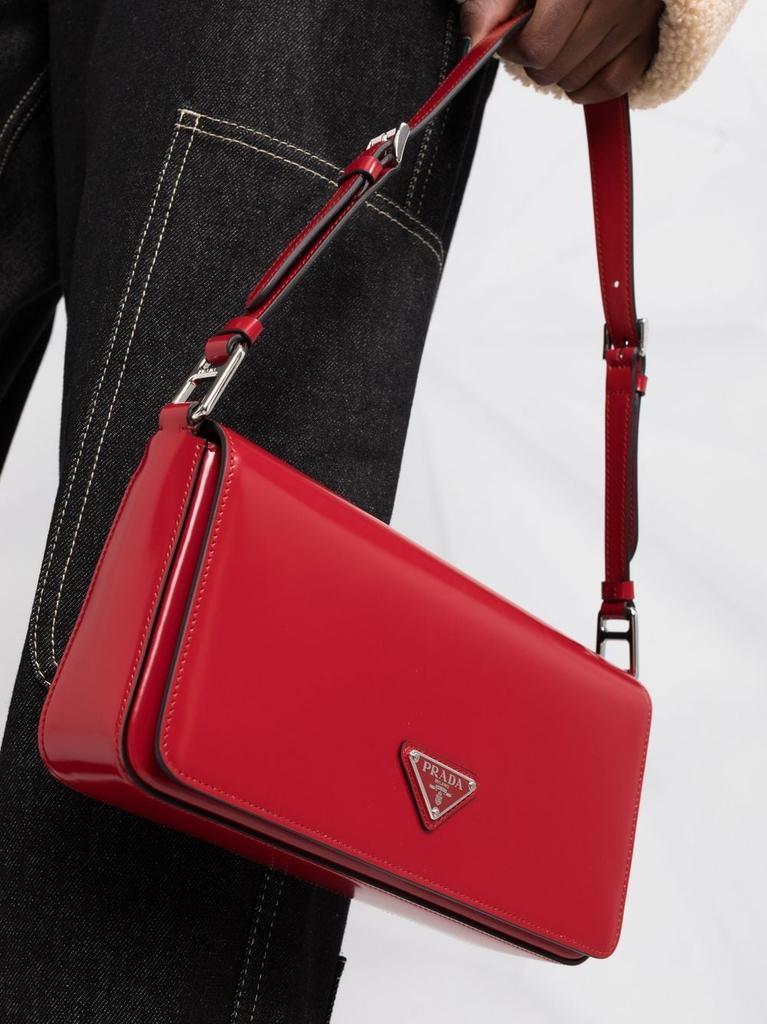 商品Prada|PRADA Femme logo-plaque shoulder bag,价格¥16041,第7张图片详细描述