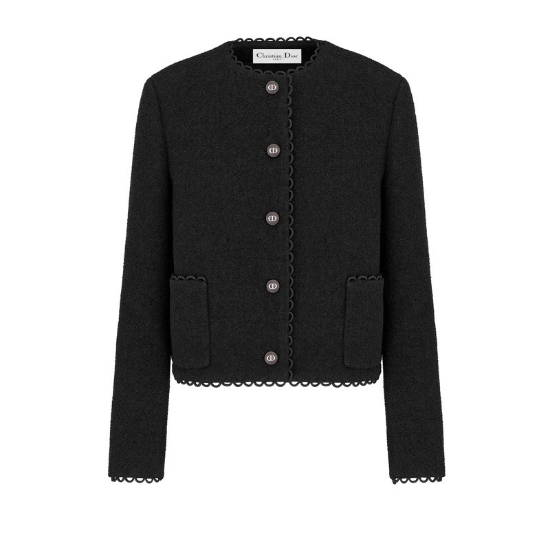 商品Dior|Dior 迪奥 女士黑色羊毛夹克,价格¥27393,第1张图片