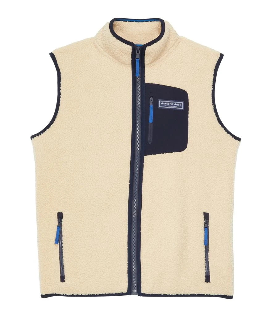 商品Vineyard Vines|Sherpa Vest (Toddler/Little Kids/Big Kids),价格¥664,第1张图片