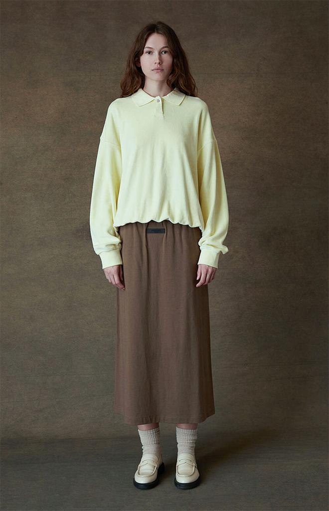 Women's Wood Midi Skirt商品第6张图片规格展示