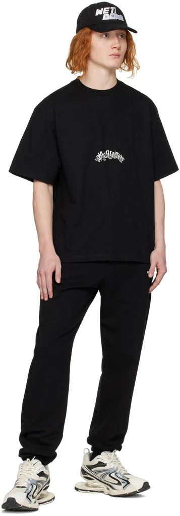 商品We11done|Black Printed T-Shirt,价格¥888,第4张图片详细描述