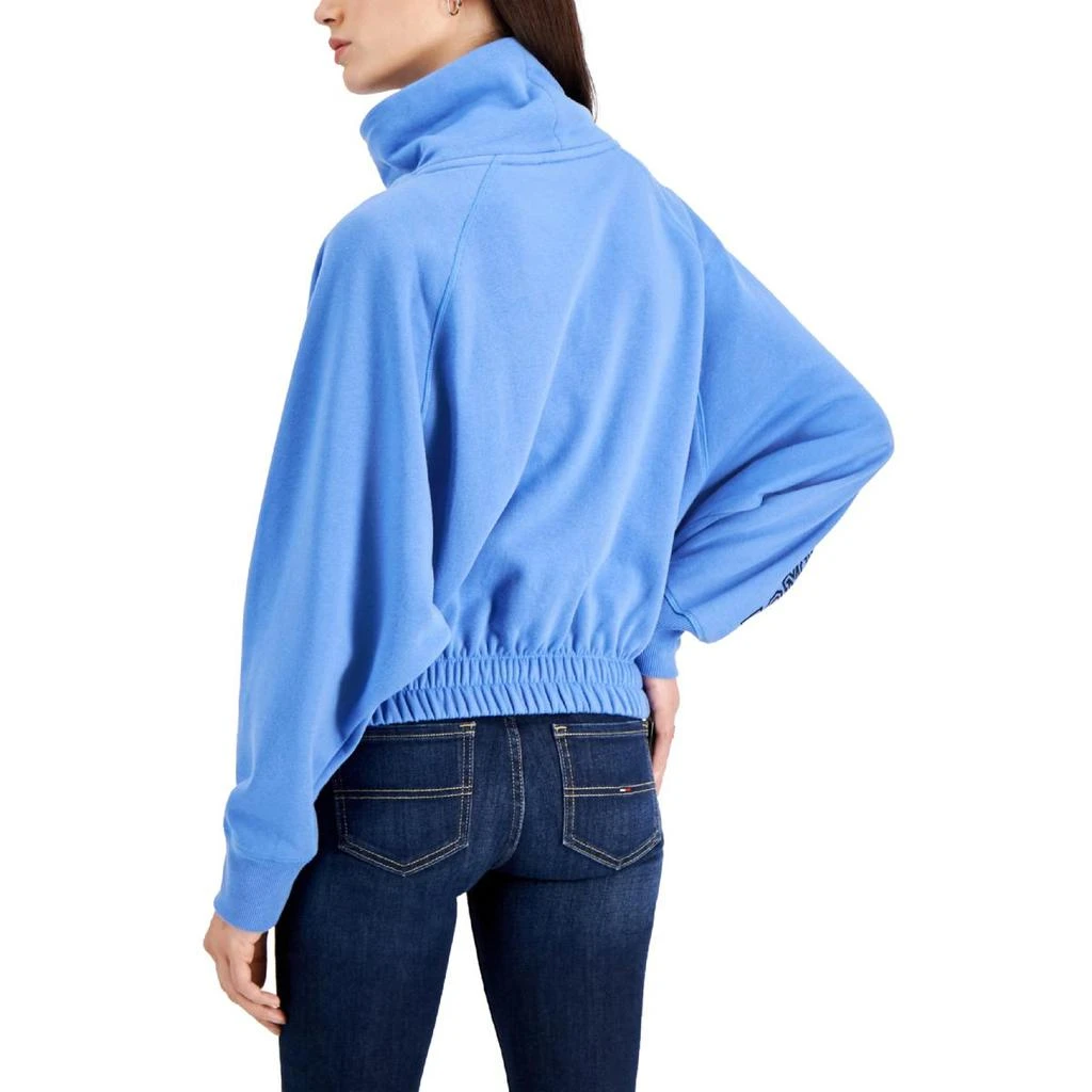 商品Tommy Hilfiger|Tommy Hilfiger Womens Mock Neck Fitted Waist Sweatshirt,价格¥90,第2张图片详细描述