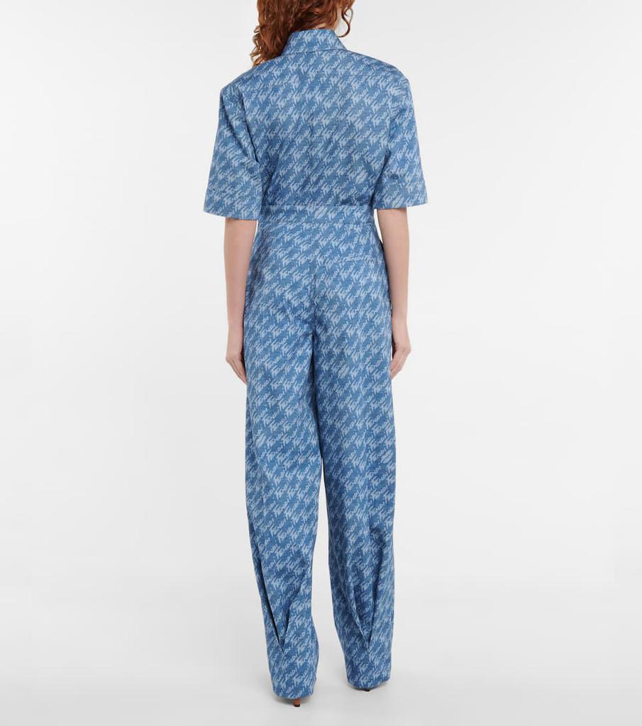 商品Fendi|Fendi Brush high-rise cotton chambray pants,价格¥6022,第5张图片详细描述