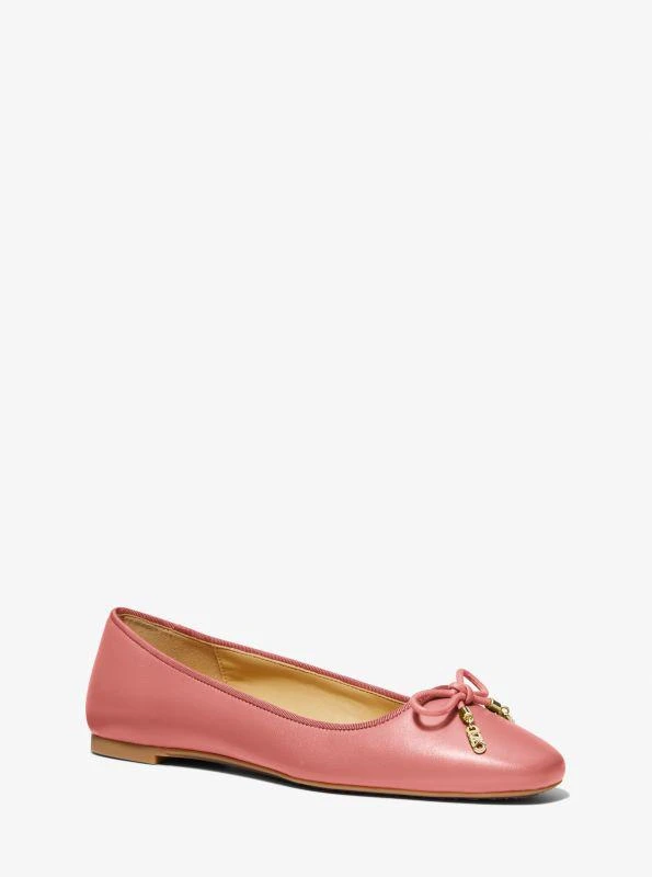 商品Michael Kors|Nori Leather Ballet Flat,价格¥524,第1张图片