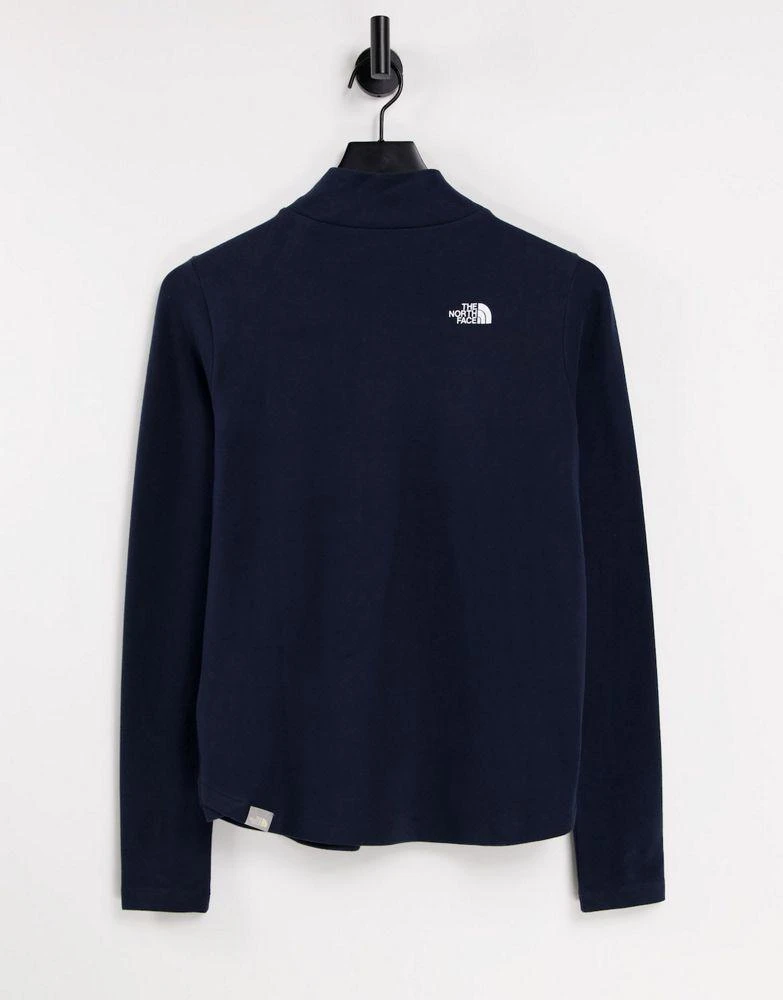 商品The North Face|The North Face Heritage Label Polar long sleeve t-shirt in navy,价格¥262,第2张图片详细描述