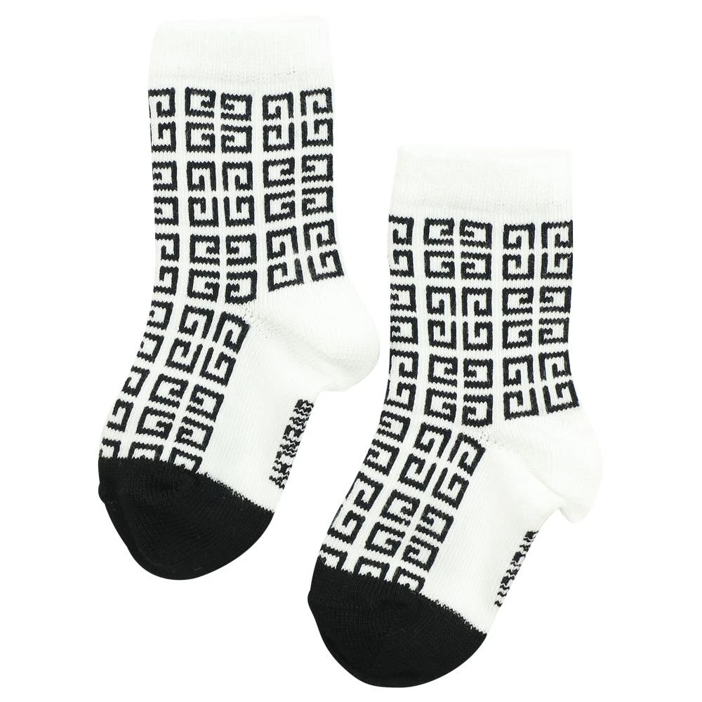 Baby Boys 2 Pack Socks White & Blue 商品