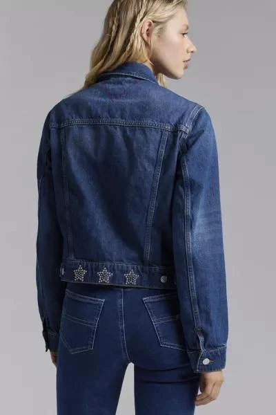 商品Tommy Hilfiger|Tommy Jeans Studded Star Denim Trucker Jacket,价格¥375,第4张图片详细描述