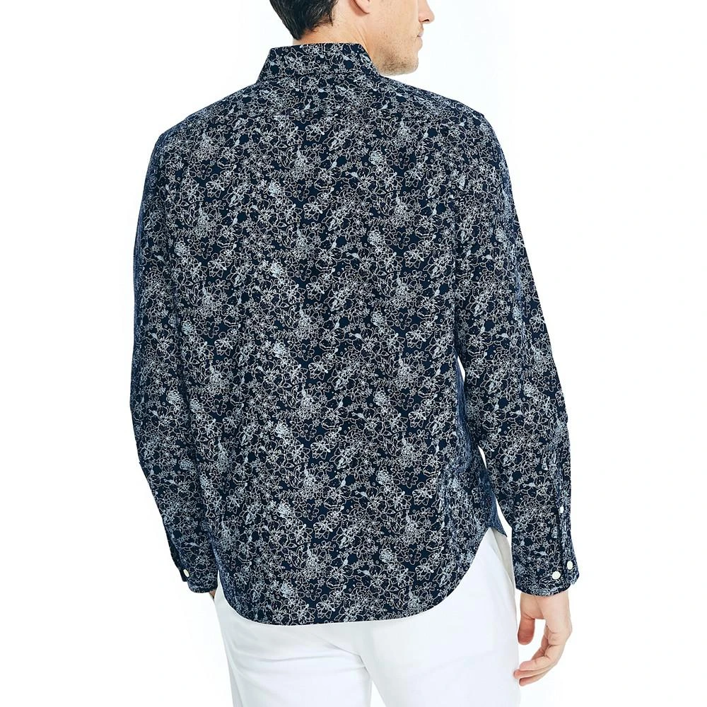 商品Nautica|Men's Classic-Fit Pocket Stretch Long-Sleeve Poplin Shirts,价格¥142,第2张图片详细描述