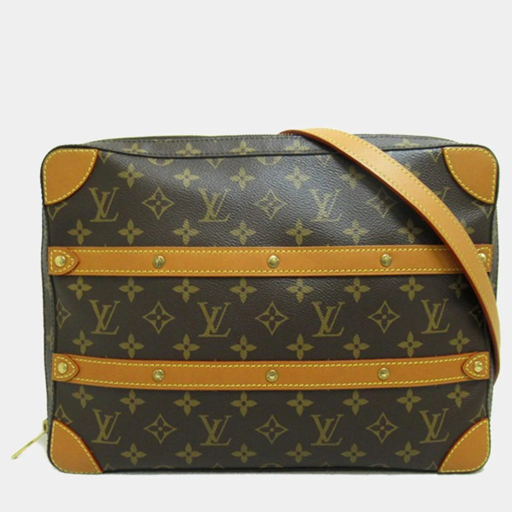商品[二手商品] Louis Vuitton|Louis Vuitton Brown Monogram Canvas Soft Trunk Crossbody Bag,价格¥22138,第1张图片