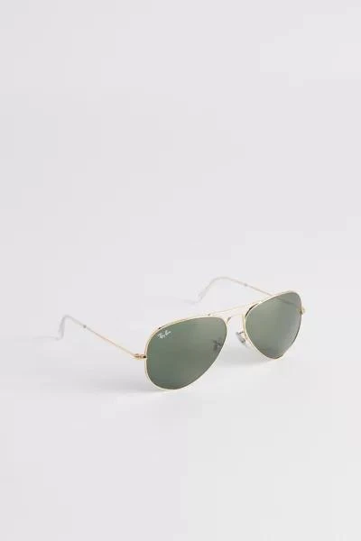 商品Ray-Ban|Ray-Ban Large Metal Aviator Sunglasses,价格¥1349,第2张图片详细描述
