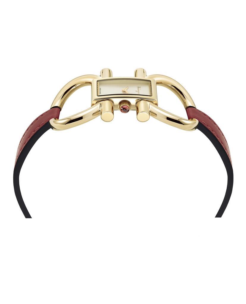 商品Salvatore Ferragamo|Double Gancini Leather Watch,价格¥2455,第4张图片详细描述