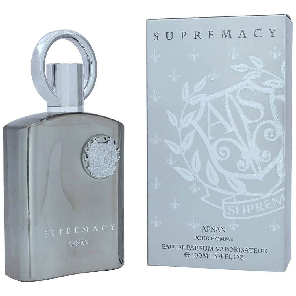 商品AFNAN|Men's Supremacy Silver EDP Spray 3.4 oz/100ML,价格¥184,第3张图片详细描述