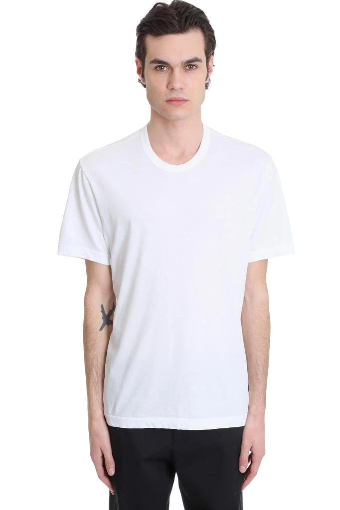 商品James Perse|James Perse T-shirt In White Cotton,价格¥1054,第1张图片
