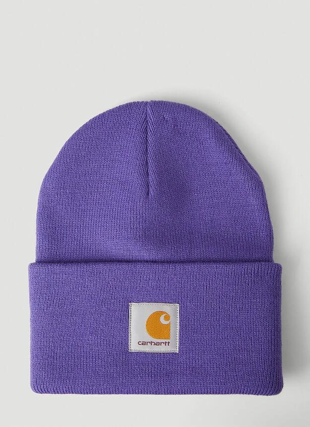 商品Carhartt|Logo Patch Watch Hat in Purple,价格¥105,第1张图片