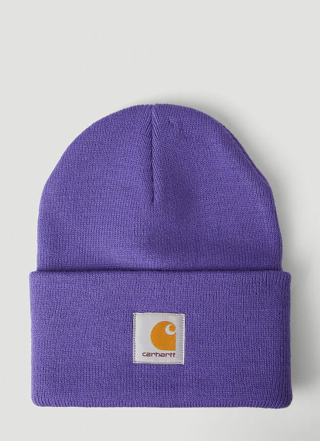 商品Carhartt|Logo Patch Watch Hat in Purple,价格¥147,第1张图片