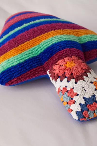 Shaped Crochet Mushroom Throw Pillow商品第3张图片规格展示