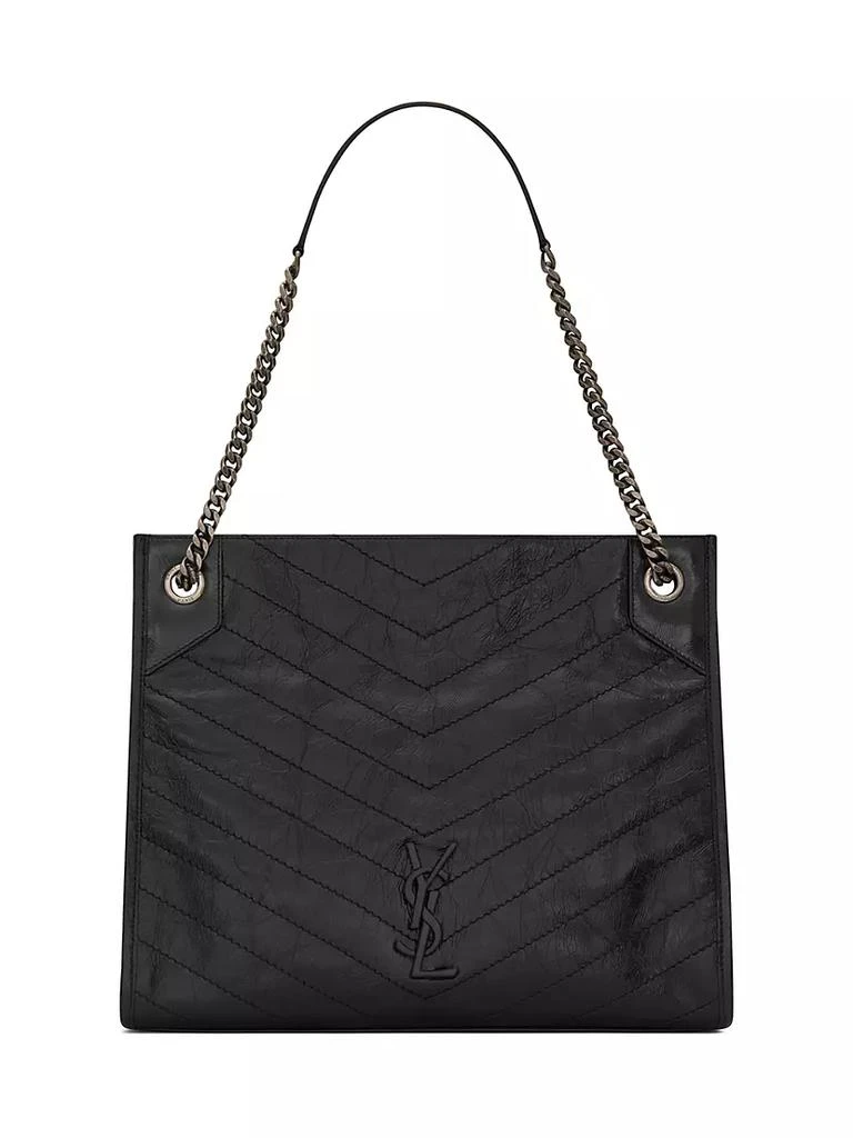 商品Yves Saint Laurent|Niki Medium Shopping Bag In Crinkled Vintage Leather,价格¥17648,第1张图片