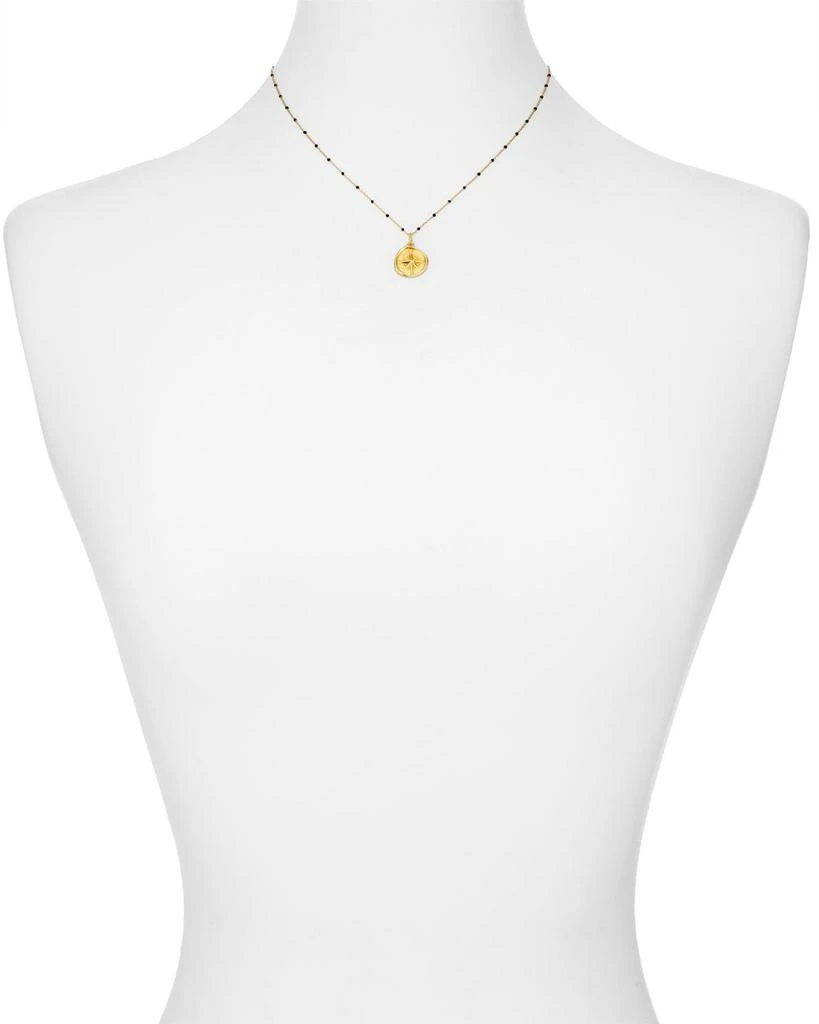 North Star Pendant Necklace in 18K Gold-Plated Sterling Silver, 16"-18" 商品