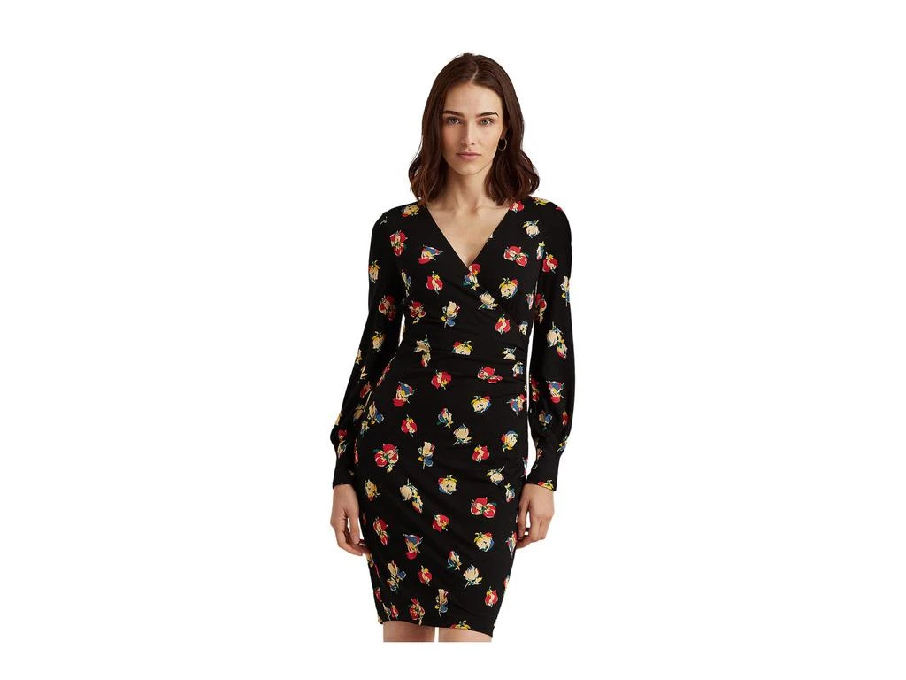 商品Ralph Lauren|Floral Surplice Jersey Dress,价格¥316,第3张图片详细描述