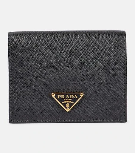 商品Prada|Logo十字纹皮革钱包,价格¥6891,第1张图片
