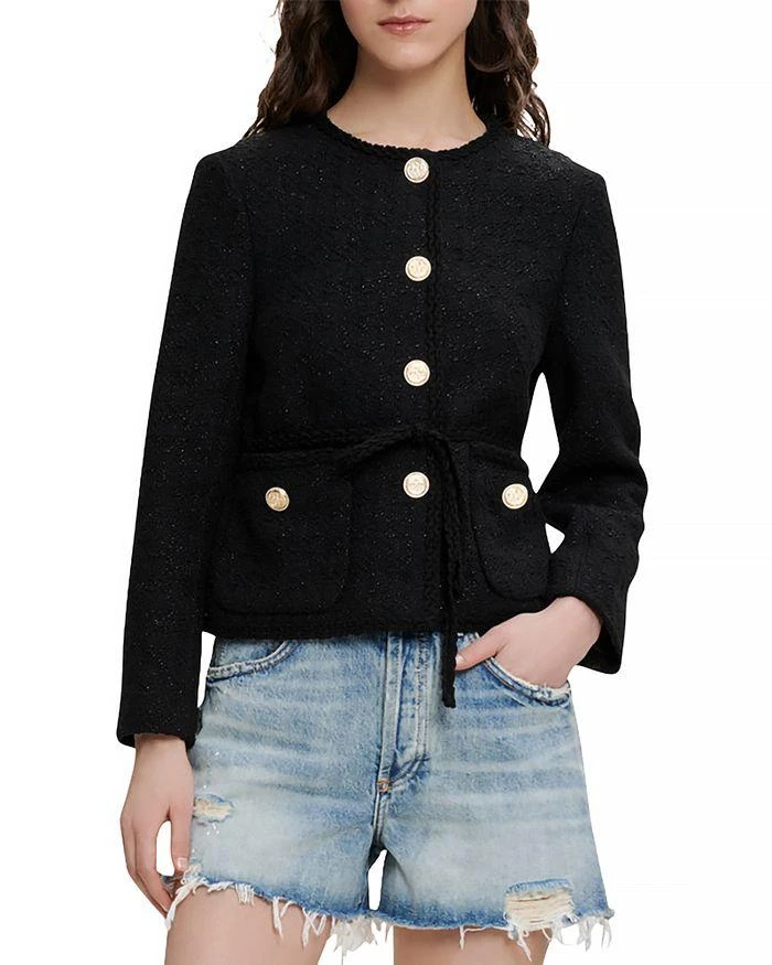商品Maje|Violette Tweed Jacket,价格¥2211,第1张图片详细描述