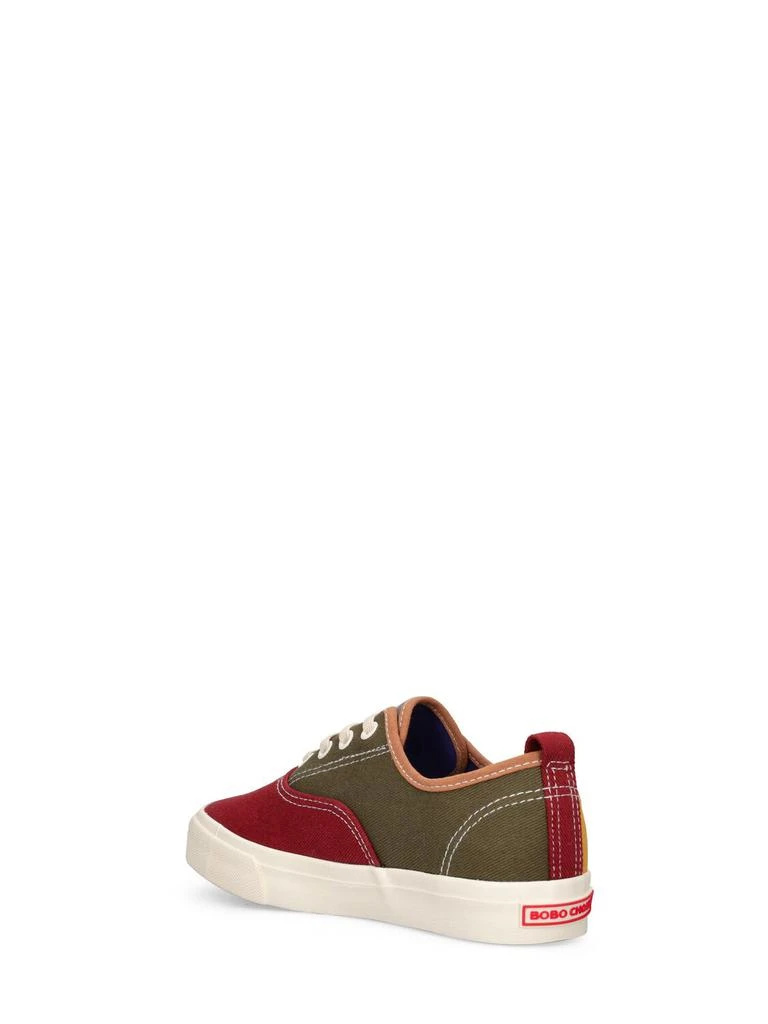 商品BOBO CHOSES|Printed Organic Cotton Lace-up Sneakers,价格¥185,第3张图片详细描述