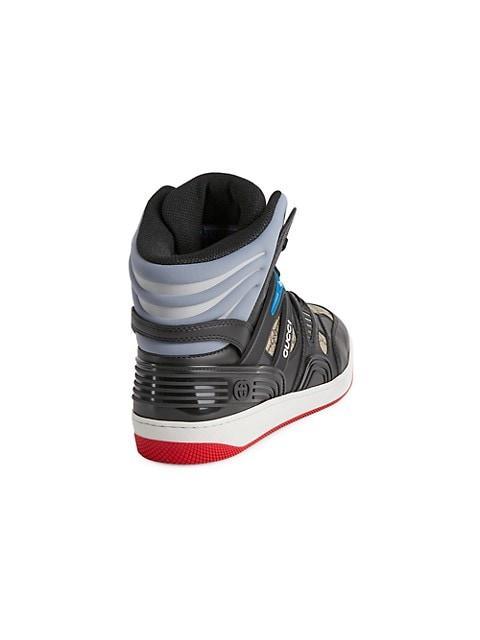 商品Gucci|Basket High-Top Sneakers,价格¥7106,第5张图片详细描述