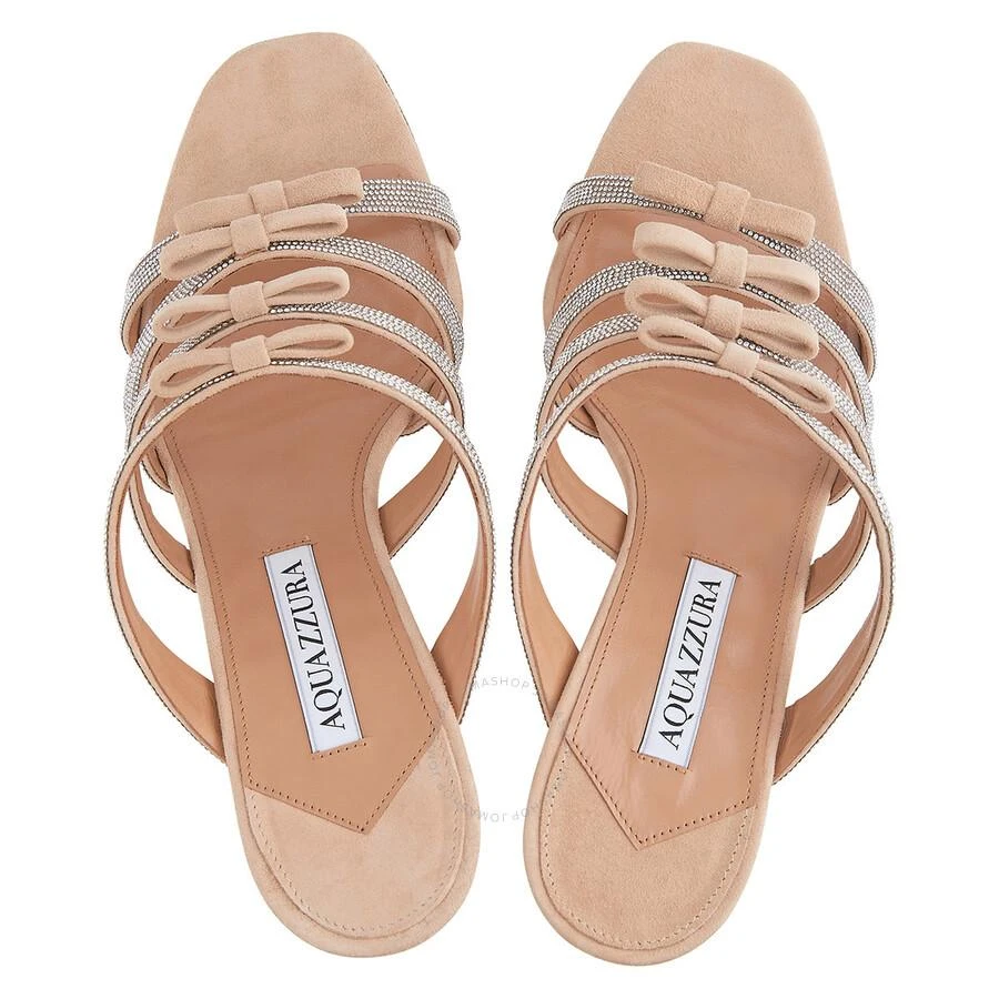 商品Aquazzura|Ladies New Nude Tali 85 Bow Detail Sandals,价格¥2130,第3张图片详细描述