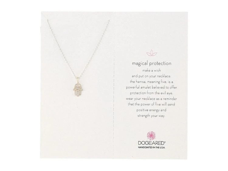 商品Dogeared|Magical Protection Open Hamsa Pendant Necklace,价格¥321,第1张图片