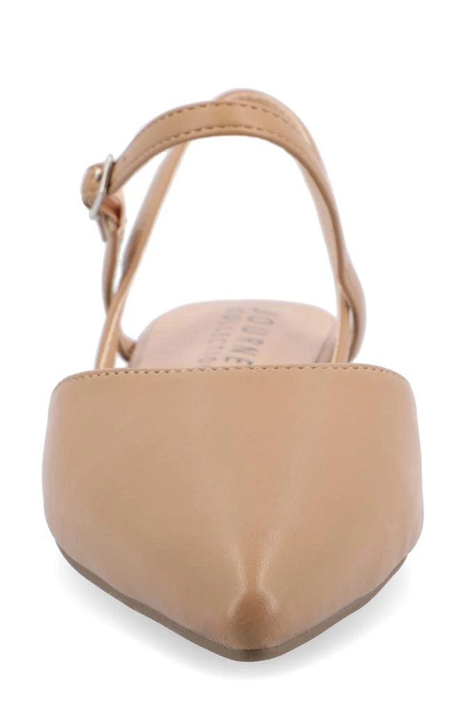 商品Journee Collection|Martine SuperNatural Shades Slingback Flat,价格¥424,第3张图片详细描述