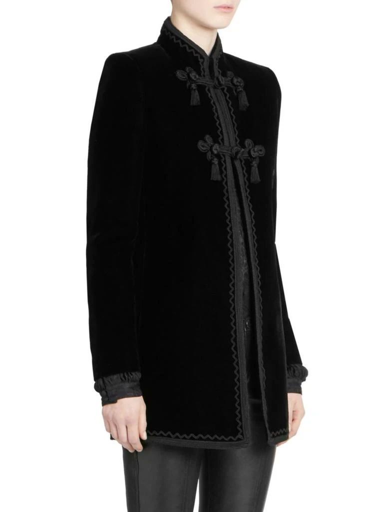 商品Yves Saint Laurent|Embroidered Velvet Blazer,价格¥8197,第3张图片详细描述