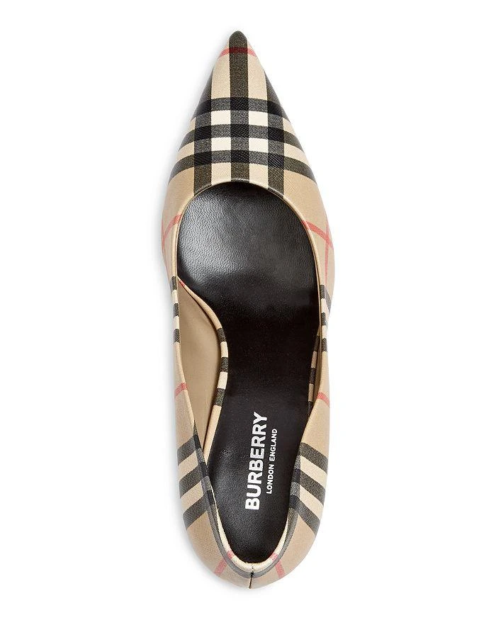 商品Burberry|Women's Aubri Kitten Heel Pumps,价格¥5783,第4张图片详细描述