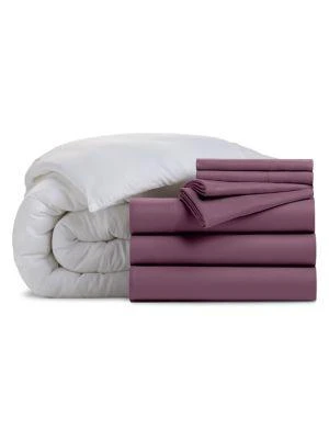 商品Ella Jayne|8-Piece Microfiber Bed Sheet & Duvet Set,价格¥833,第2张图片详细描述