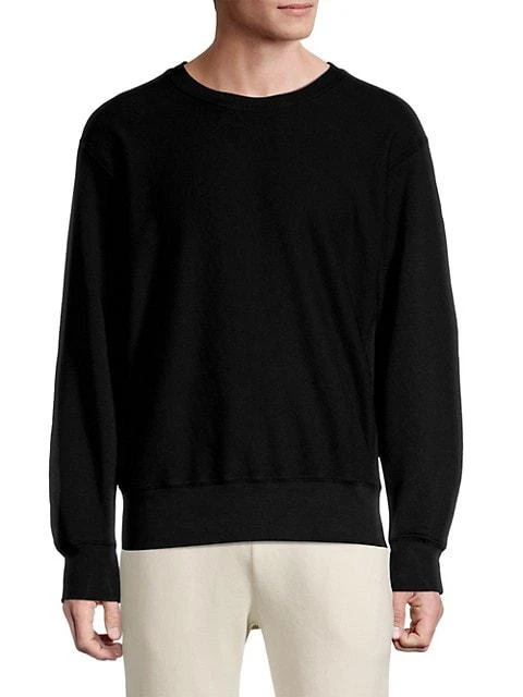 商品Les Tien|Cotton Crewneck Pullover Sweatshirt,价格¥497,第3张图片详细描述