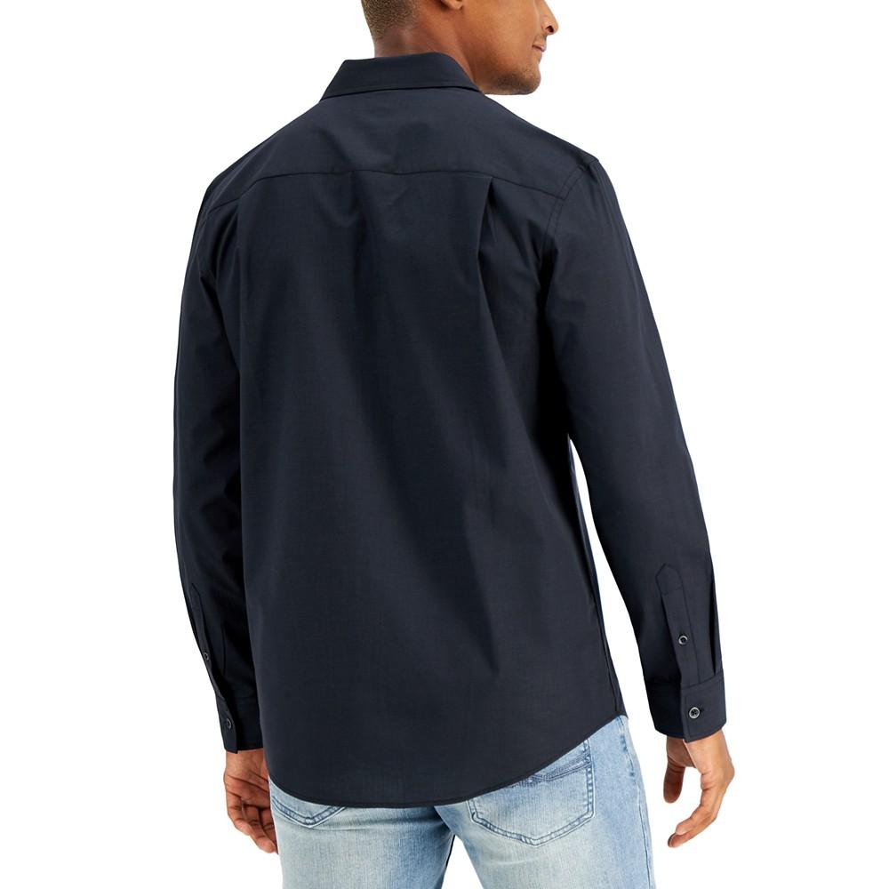 Men's Regular-Fit Solid Shirt, Created for Macy's商品第2张图片规格展示