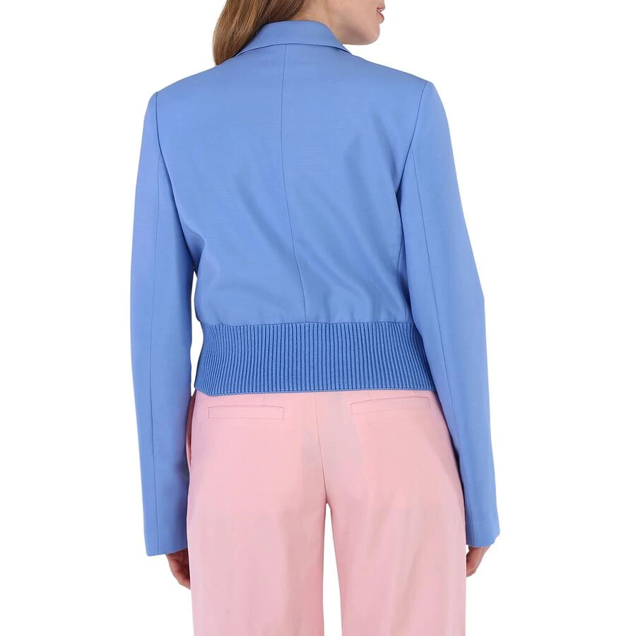 商品Burberry|Ladies Vivid Cobalt Mohair-Wool Tailored Blazer Jacket,价格¥2249,第3张图片详细描述
