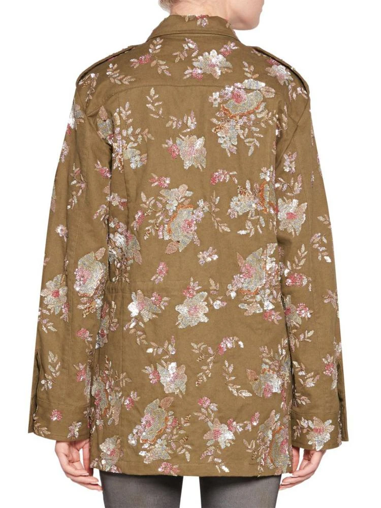 商品Yves Saint Laurent|Floral Embroidered Military Jacket,价格¥24635,第2张图片详细描述