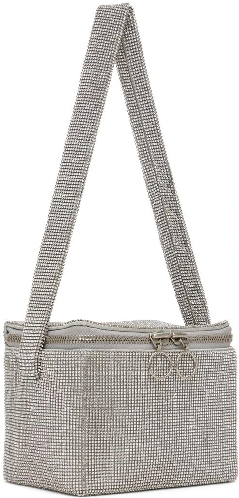 商品Kara|Silver Crystal Mesh Cooler Tote,价格¥1278,第2张图片详细描述