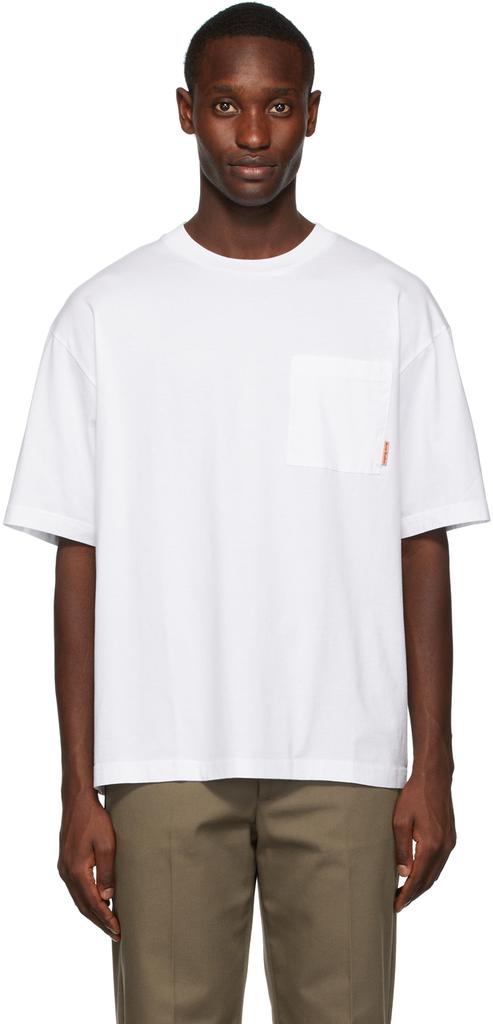 White Patch Pocket T-Shirt商品第1张图片规格展示