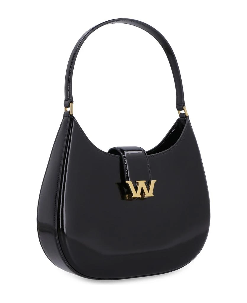 商品Alexander Wang|Large Leather Hobo Bag With Embossed W Logo,价格¥6839,第2张图片详细描述