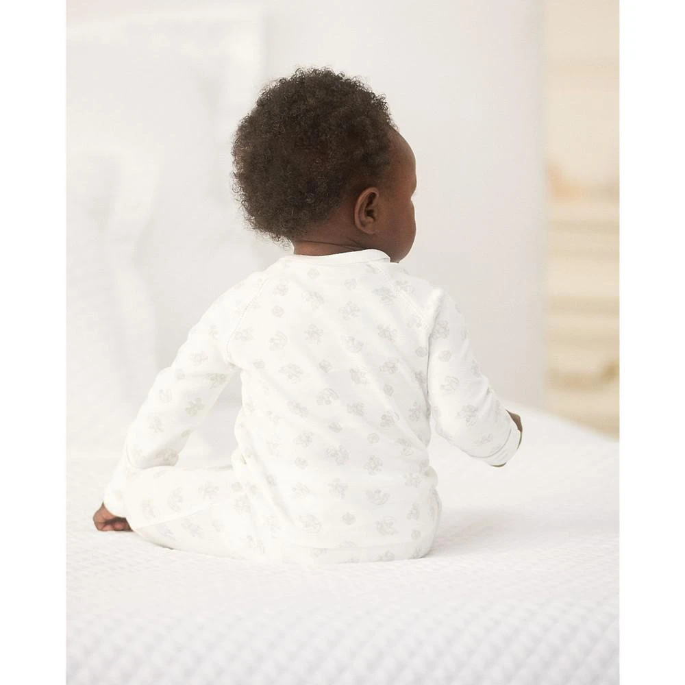商品Ralph Lauren|Baby Boys or Girls Bear Print Organic Cotton 2 Piece Set,价格¥414,第3张图片详细描述