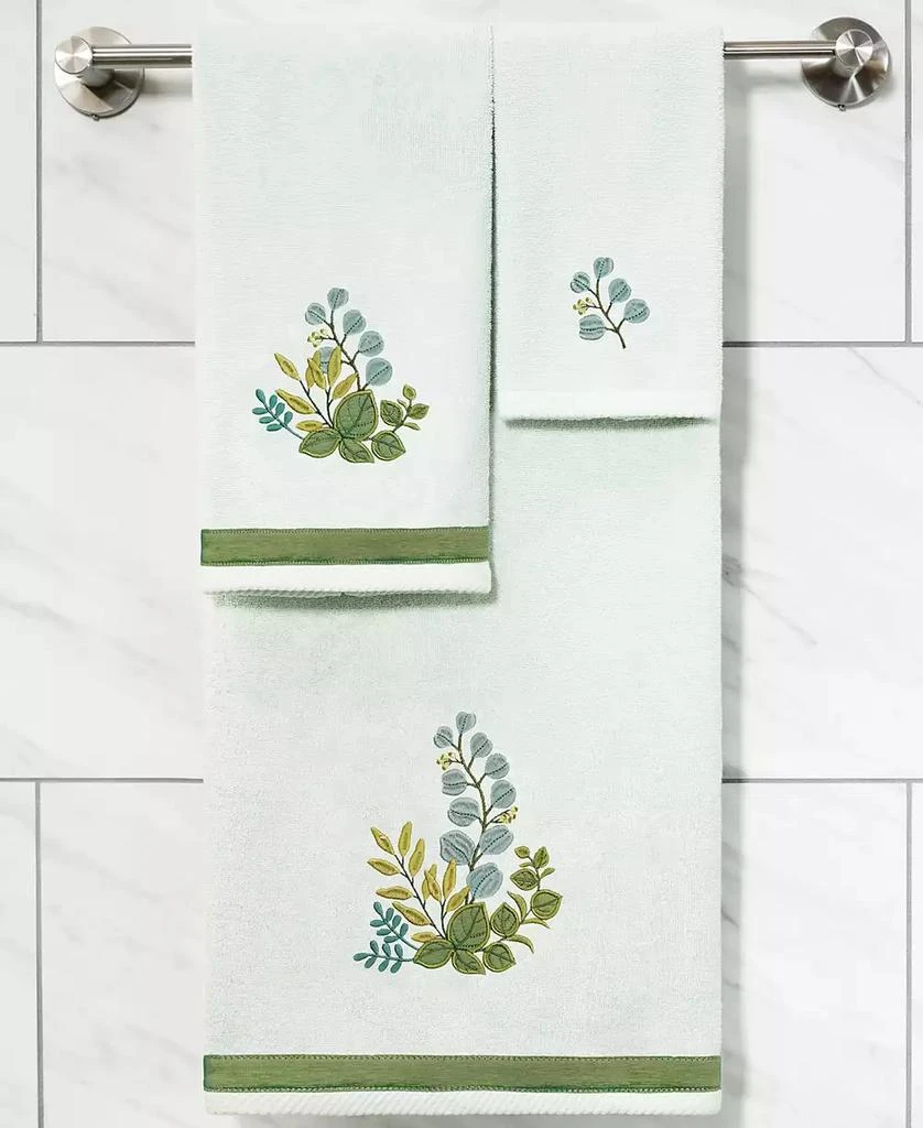 商品Linum Home Textiles|Textiles Turkish Cotton Botanica Embellished Fingertip Towel Set, 2 Piece,价格¥271,第3张图片详细描述