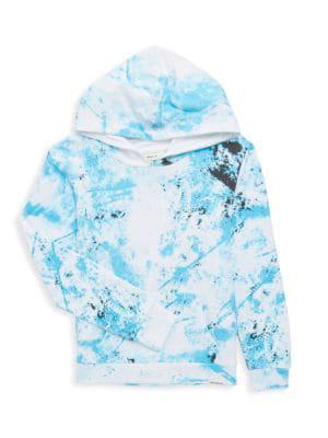 Boy's Paint Splatter-Print Hoodie商品第1张图片规格展示