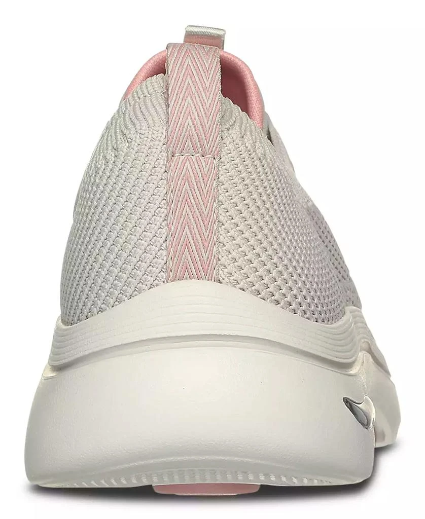 商品SKECHERS|Women's GO WALK Arch Fit- Crystal Waves Walking Sneakers from Finish Line,价格¥375,第4张图片详细描述