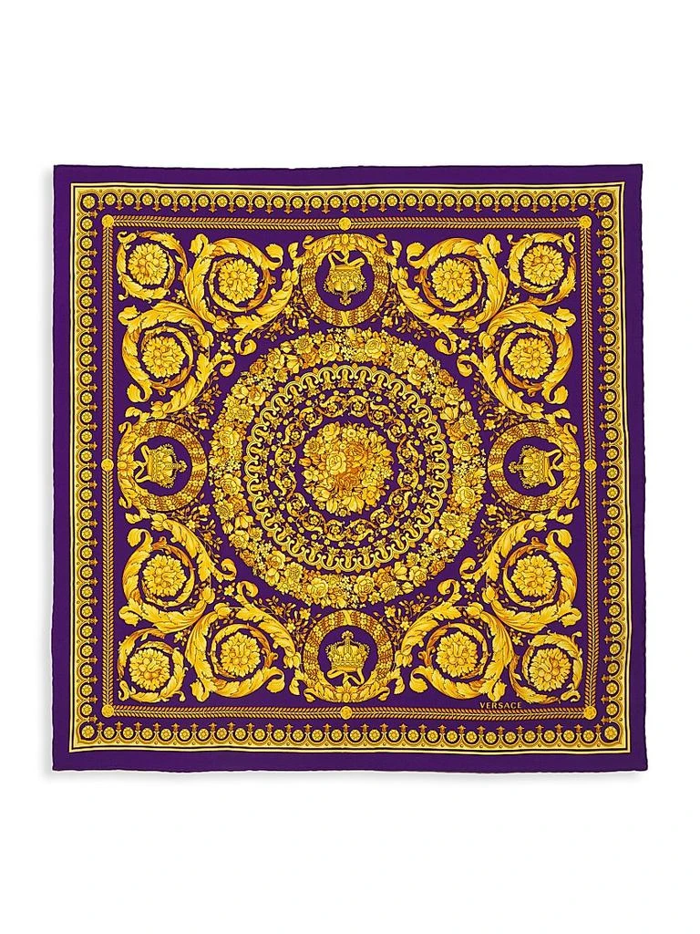 商品Versace|Barocco Print Silk Foulard,价格¥2801,第3张图片详细描述