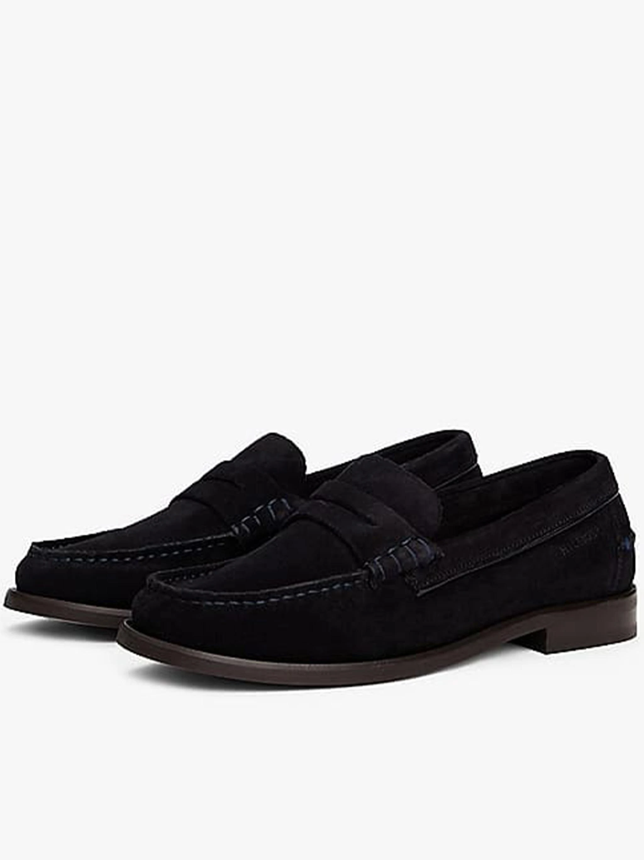 商品Tommy Hilfiger|Tommy Hilfiger 男士商务休闲鞋 FM0FM05363DW5 蓝色,价格¥1452,第3张图片详细描述