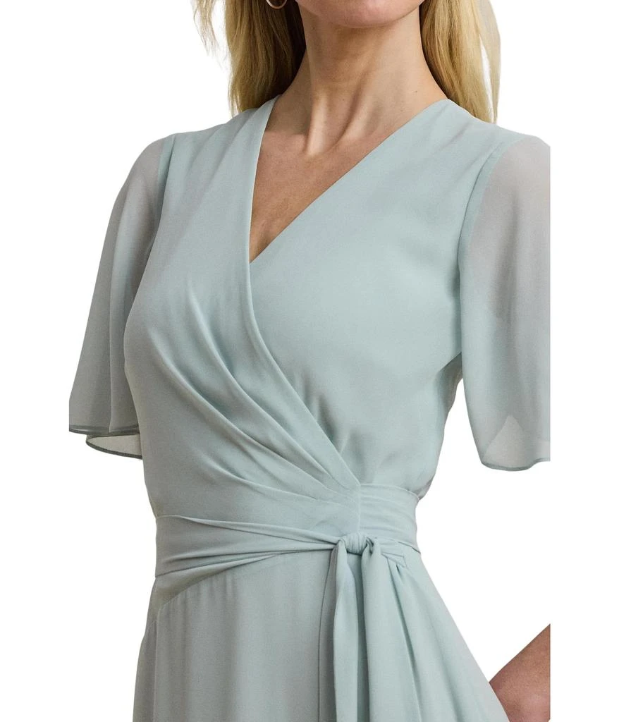 商品Ralph Lauren|Belted Georgette Dress,价格¥986,第3张图片详细描述