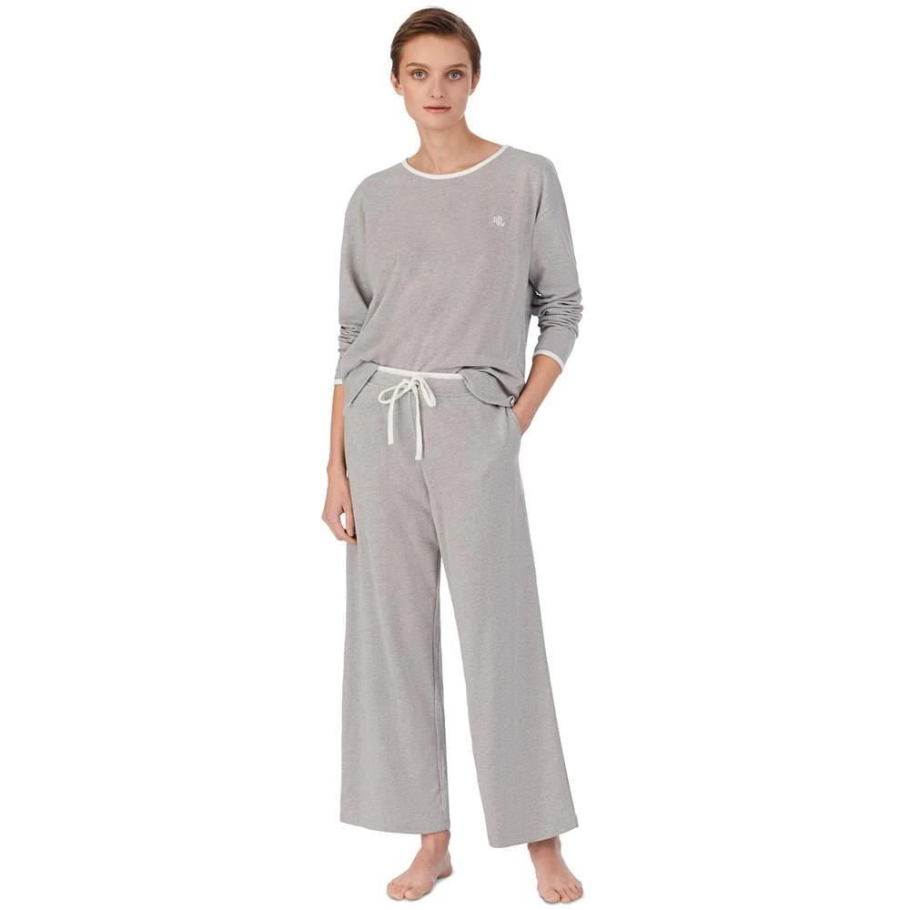 商品Ralph Lauren|Knit Wide-Leg Lounge Set,价格¥230,第4张图片详细描述