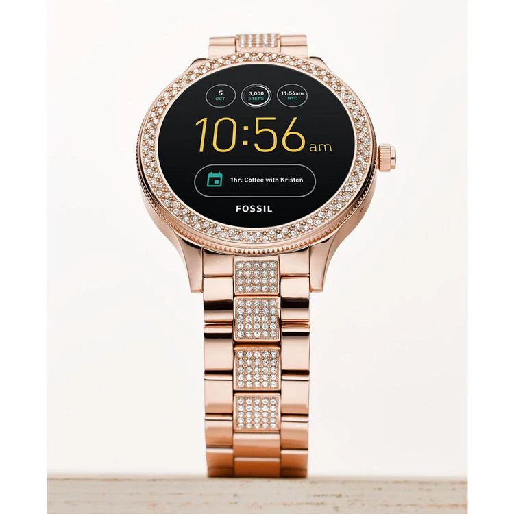 Q Women's Venture Gen 3 Rose Gold-Tone Stainless Steel Touchscreen Smart Watch 42mm �商品