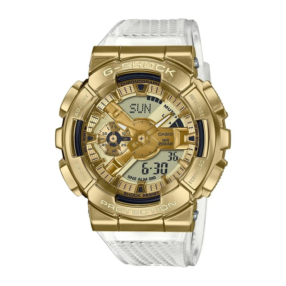 商品G-Shock|Men's Analog-Digital Clear Resin Strap Watch 49mm,价格¥1852,第1张图片